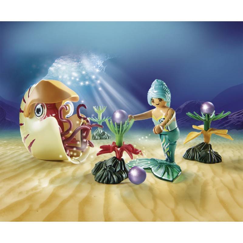 PLAYMOBIL 70098 MAGIC MERMAID WITH SNAIL GONDOLA